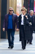 JENNIFER FLAVIN and Sylvester Stallone Out in New York 02/09/2024