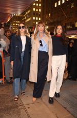 JENNIFER FLAVIN, SISTINE and SOPHIA STALLONE Arrives at Tommy Hilfiger Show at New York Fashion Week 02/09/2024