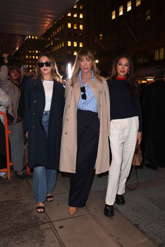 JENNIFER FLAVIN, SISTINE and SOPHIA STALLONE Arrives at Tommy Hilfiger Show at New York Fashion Week 02/09/2024