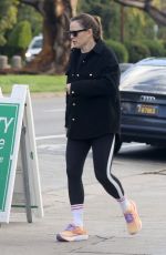 JENNIFER GARNER at a Bus Stop in Los Angeles 02/07/2024