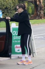 JENNIFER GARNER at a Bus Stop in Los Angeles 02/07/2024