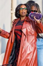JENNIFER HUDSON Arrives at Jimmy Kimmel Live in Hollywood 02/27/2024