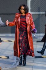 JENNIFER HUDSON Arrives at Jimmy Kimmel Live in Hollywood 02/27/2024