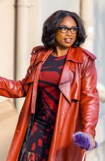 JENNIFER HUDSON Arrives at Jimmy Kimmel Live in Hollywood 02/27/2024