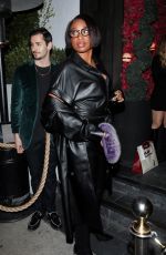 JENNIFER HUDSON Leaves Catch Steak in Los Angeles 02/22/2024