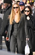 JENNIFER LAWRENCE Arrives at Christian Dior Fashion Show at Paris Fashion Week 02/27/2024