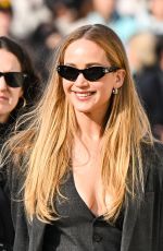 JENNIFER LAWRENCE Arrives at Christian Dior Fashion Show at Paris Fashion Week 02/27/2024
