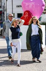 JENNIFER LAWRENCE Out for Lunch with Her Parents at Grill on the Alley in Beverly Hills 02/15/2024