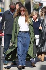 JENNIFER LAWRENCE Out for Lunch with Her Parents at Grill on the Alley in Beverly Hills 02/15/2024