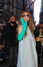 JENNIFER LOPEZ Arrives at NBC Studios in New York 02/03/2024