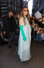 JENNIFER LOPEZ Arrives at NBC Studios in New York 02/03/2024
