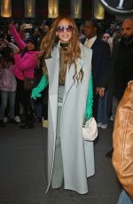 JENNIFER LOPEZ Arrives at NBC Studios in New York 02/03/2024