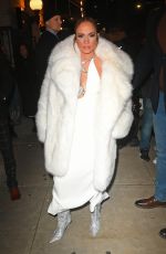 JENNIFER LOPEZ Arrives at SNL Afterparty at Mermaid Oyster Bar in New York 02/03/2024