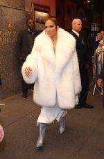 JENNIFER LOPEZ Arrives at SNL Afterparty at Mermaid Oyster Bar in New York 02/03/2024