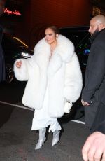 JENNIFER LOPEZ Arrives at SNL Afterparty at Mermaid Oyster Bar in New York 02/03/2024