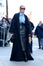 JENNIFER LOPEZ Arrives at The View in New York 02/15/2024