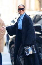 JENNIFER LOPEZ Arrives at The View in New York 02/15/2024