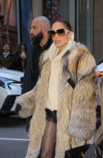 JENNIFER LOPEZ Arrives at Tonight Show Starring Jimmy Fallon