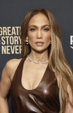 JENNIFER LOPEZ at The Greatest Love Story Never Told Special Screening at Pacific Design Center in Los Angeles 02/26/2024.