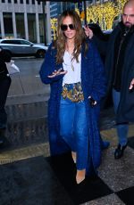 JENNIFER LOPEZ Heading to NBC Studios in New York 02/02/2024