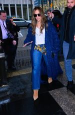 JENNIFER LOPEZ Heading to NBC Studios in New York 02/02/2024