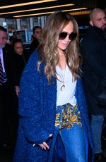 JENNIFER LOPEZ Heading to NBC Studios in New York 02/02/2024