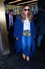 JENNIFER LOPEZ Heading to NBC Studios in New York 02/02/2024