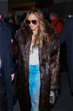 JENNIFER LOPEZ Leaves NBC Studios in New York 02/02/2024