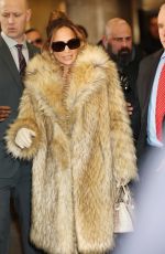 JENNIFER LOPEZ Promotes Her Billboard in Times Square in New York 02/15/2024