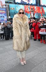 JENNIFER LOPEZ Promotes Her Billboard in Times Square in New York 02/15/2024