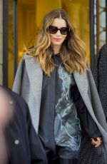 JESSICA BIEL Leaves Palazzo Parigi Hotel in Milan 02/21/2024