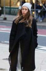 JESSICA BIEL Out and About in New York 02/02/2024