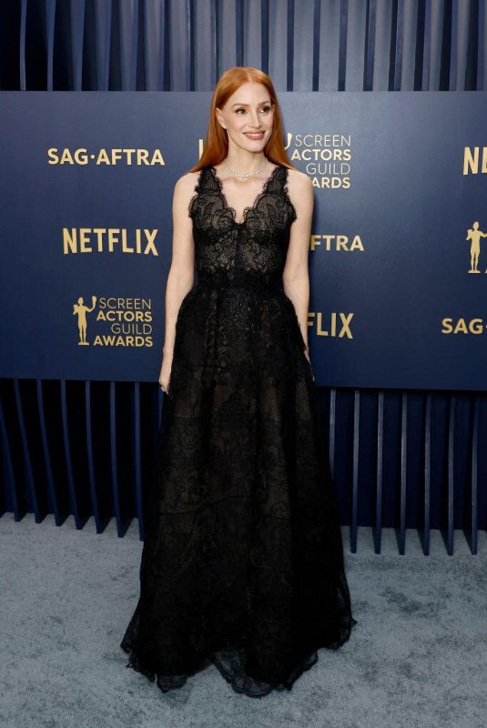 JESSICA CHASTAIN at 30th Annual Screen Actors Guild Awards in Los Angeles 02/24/2024