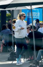 JESSICA HART Out for Lunch in Los Angeles 02/03/2024