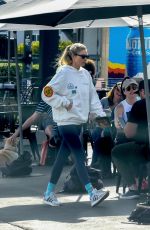JESSICA HART Out for Lunch in Los Angeles 02/03/2024