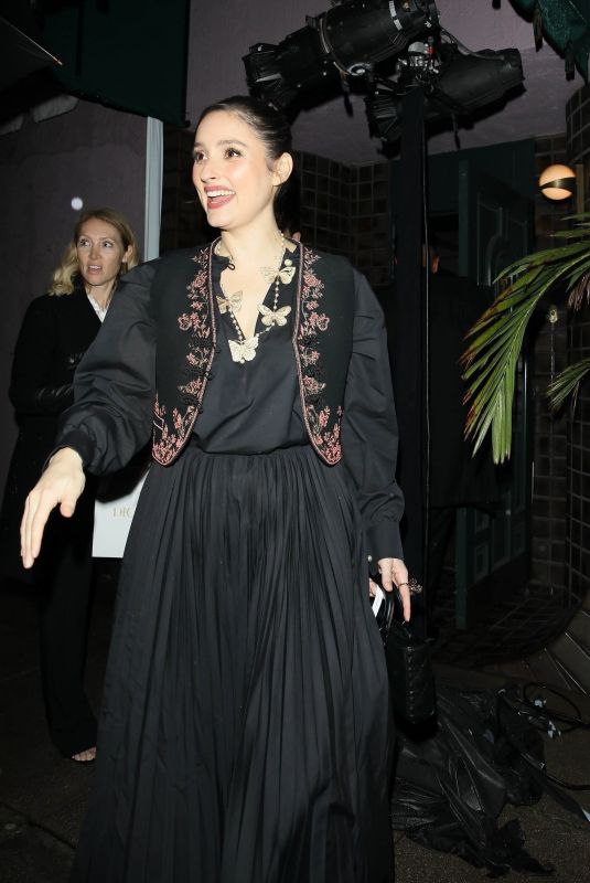 JILLIAN BANKS Leaves Dior Exclusive Party in Beverly Hills 02/06/2024