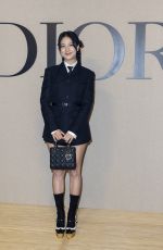 JISOO at Christian Dior Fashion Show at Paris Fashion Week 02/27/2024