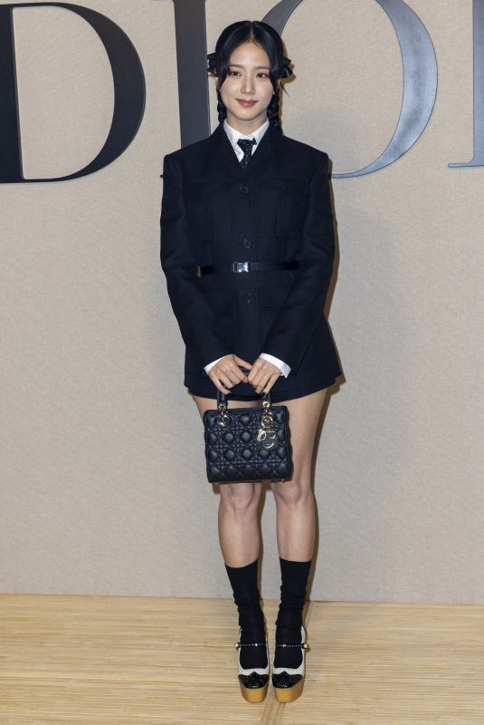 JISOO at Christian Dior Fashion Show at Paris Fashion Week 02/27/2024