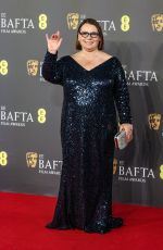 JOANNA SCANLAN at EE Bafta Film Awards 2024 in London 02/18/2024