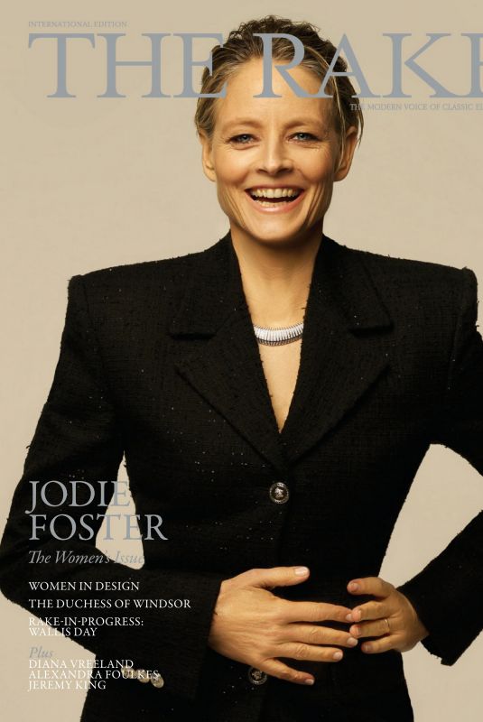 JODIE FOSTER in The Rake Magazine, February 2024