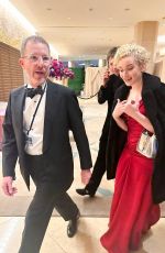 JULIA GARNER Arrives at Pre-GRAMMY Gala in Beverly Hills 02/03/2024