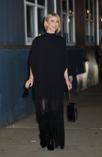 JULIANNE HOUGH Arrives at Khaite Fashion Show in New York 02/10/2024