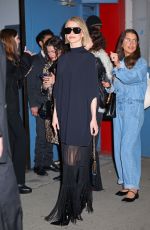 JULIANNE HOUGH Arrives at Khaite Fashion Show in New York 02/10/2024