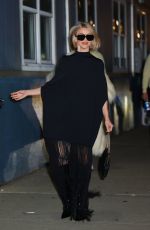 JULIANNE HOUGH Arrives at Khaite Fashion Show in New York 02/10/2024