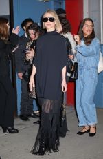 JULIANNE HOUGH Arrives at Khaite Fashion Show in New York 02/10/2024