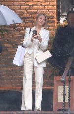JULIANNE HOUGH Leaves Veronica Beard Event at Chateau Marmont in Los Angeles 02/06/2024