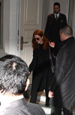 JULIANNE MOORE at Palazzo Parigi at Milan Fashion Week 02/23/2024
