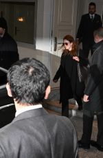 JULIANNE MOORE at Palazzo Parigi at Milan Fashion Week 02/23/2024