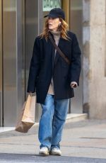 JULIANNE MOORE Out Shopping in Madrid 02/01/2024