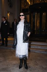 JULIETTE BINOCHE at Prada Fashion Show at Milan Fashion Week 02/22/2204
